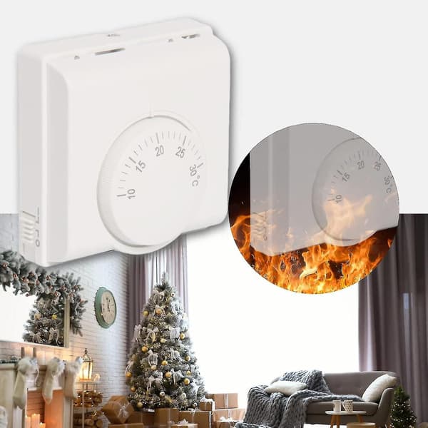 Mekanisk rumtermostat til energibesparende temperaturstyring