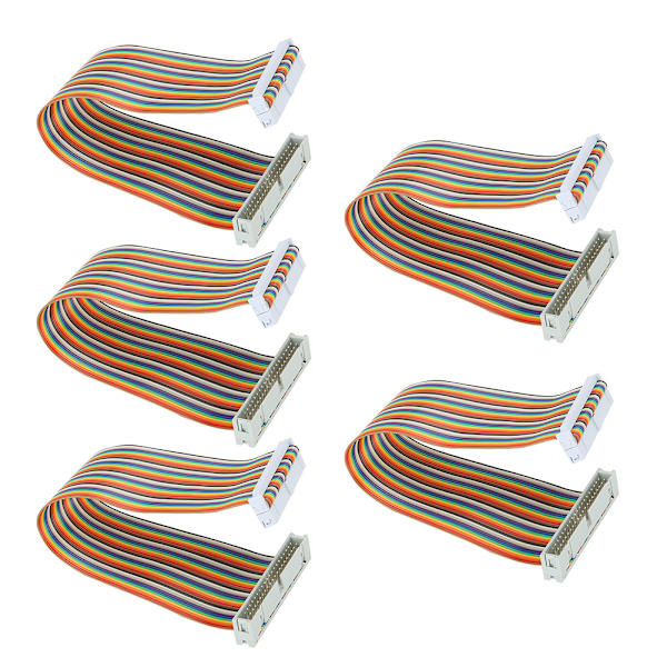 5 stk. GPIO-kabel til Raspberry Pi Han til Hun 40-Pin Ledning Computertilbehør 20 cm Han til Hun 0.2