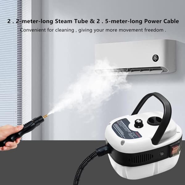 2500W Håndholdt damprenser med 3 børstehoveder og 6 trykniveauer[JUN]