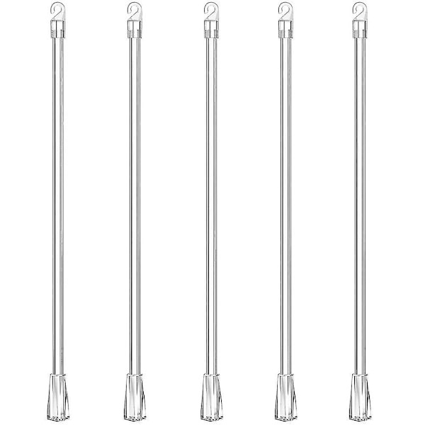 Vertikal persiennbytesstav med krokändar, 5-pack