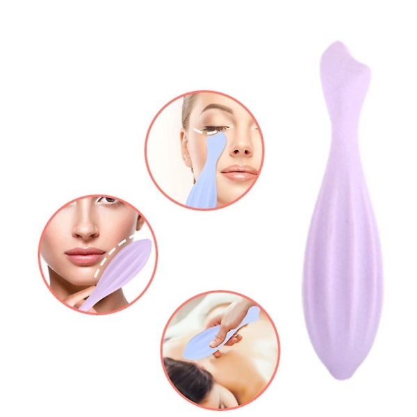 Ansiktsrulle Ansiktsmassage Hudvårdsmassager för Ansikte, Ögon, Hals, Kropp - Avslappnande, Lindrar Fina Linjer Purple