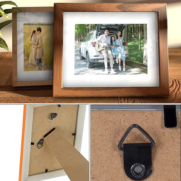 50 D-ringkroker kompatible med bilderammer, klokker, malerier og speil [JUN]