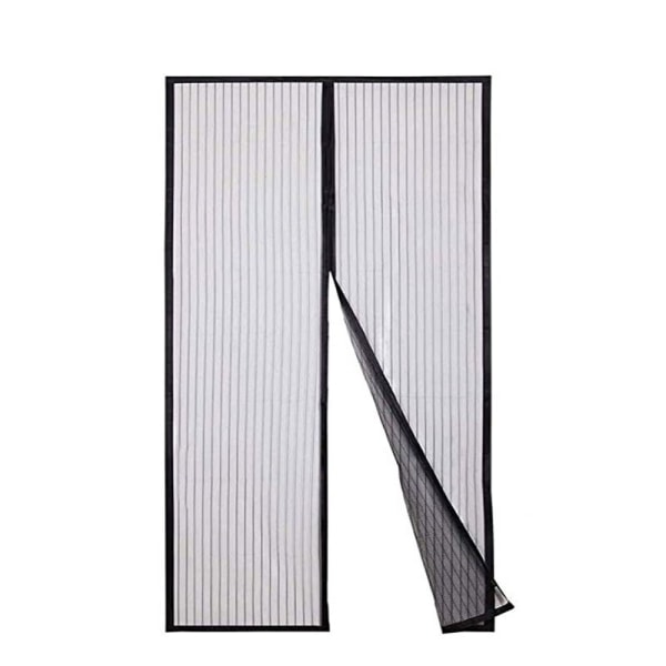 Insektnetdør, Magnet Myggenet Dør, 80x210 cm Anti Myggedør Mesh Fluggardin Enkel 80x210cm