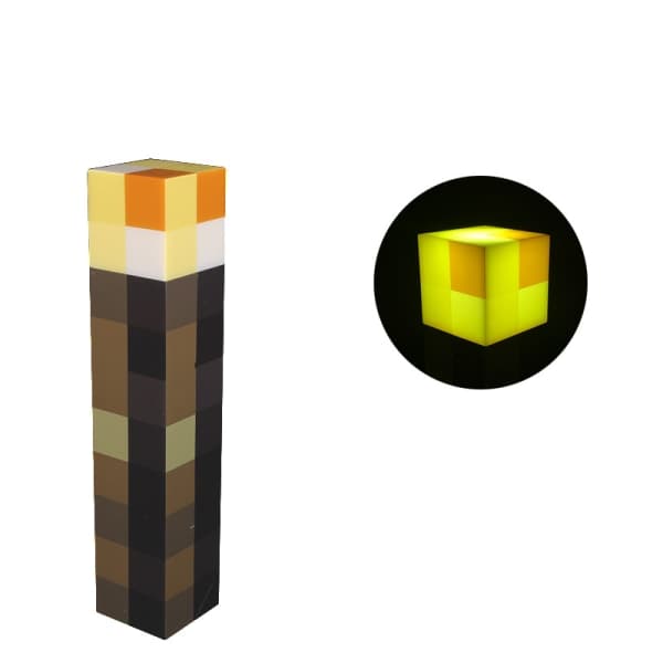 Minecraft Redstone Torch LED Nattlys USB-C 28cm Replika [JUN]