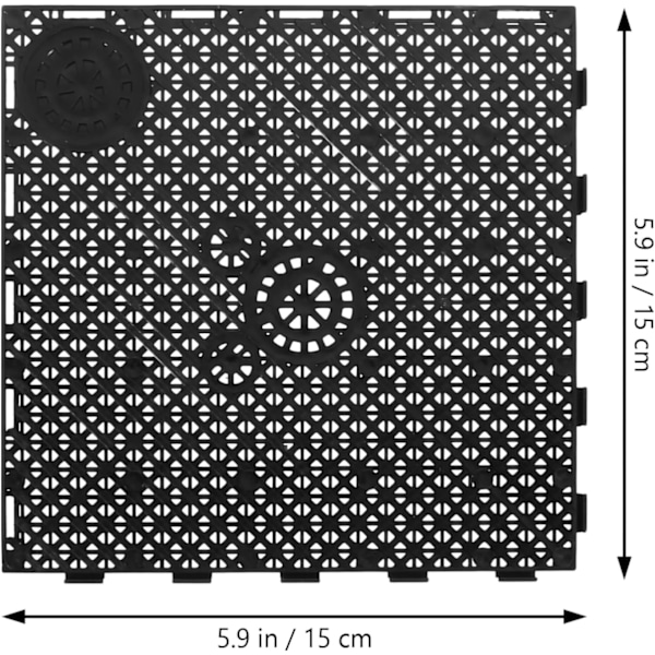 Akvariebunnfilter - Under Grus Filterplate 15x15cm - Isolerende Skillevegg, Lett å Klippe og Installere