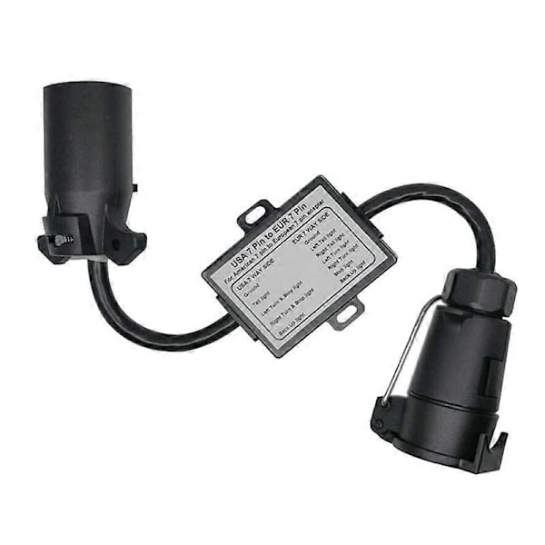 7-pinners US til EU tilhengerlys adapter for sleping [JUN]