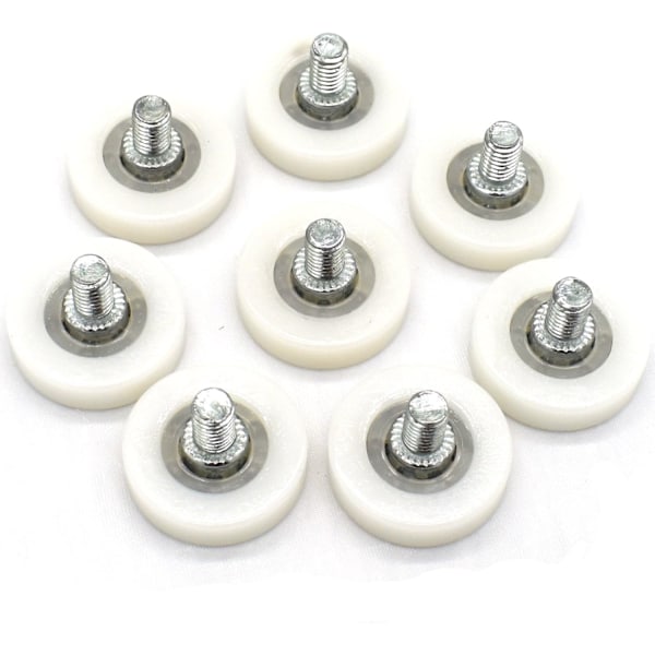 Nylon bærehjul (diameter 19mm) bærehjul med skrue sm