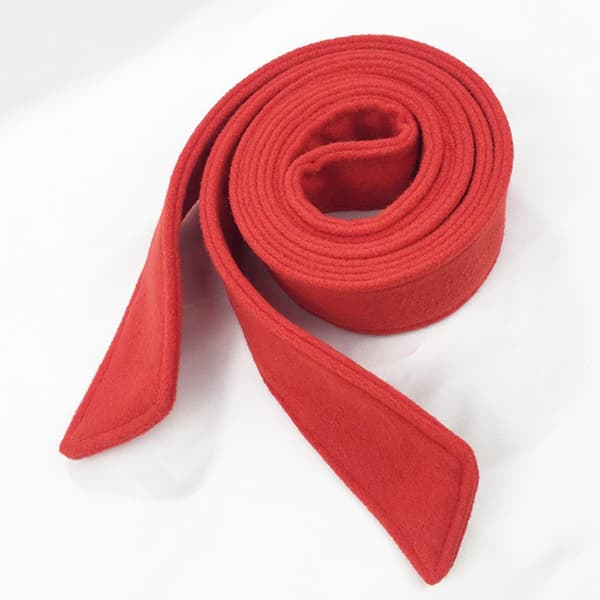 Uldfrakkebælte til kvinder, alsidig bindestil, lang trenchcoat-sash [JUN] 180cmx5cm red