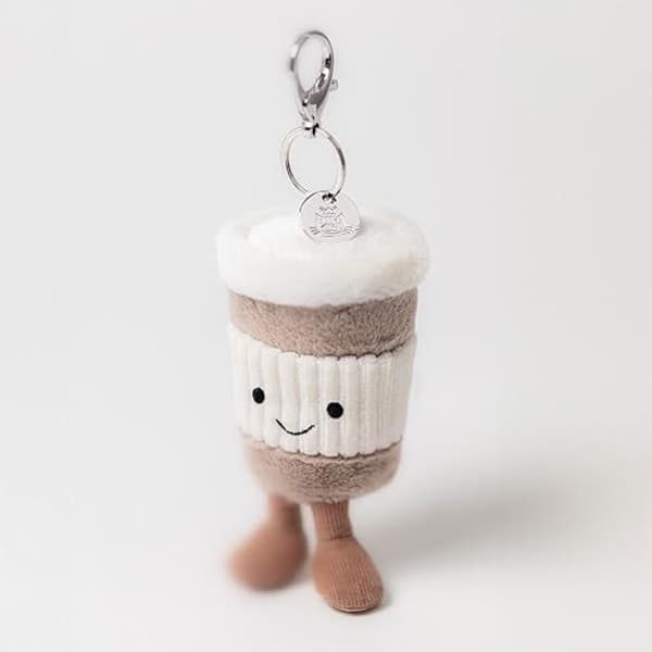 Jellycat Kaffekopp Nyckelring - Takeaway Kaffe Väskberlock [JUN]