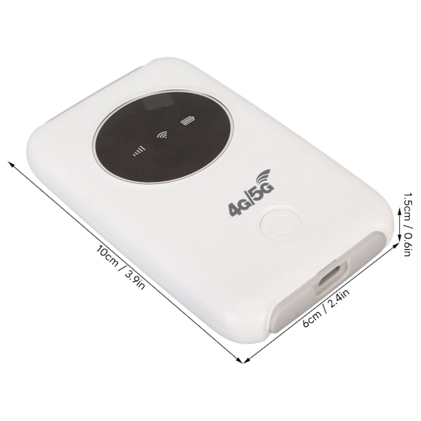 Lukittu 4G LTE USB WiFi-modeemi 300 Mbps 5G SIM-kortpaikalla 0.2
