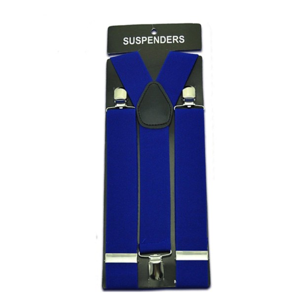 Suspenders i forskellige farver blue