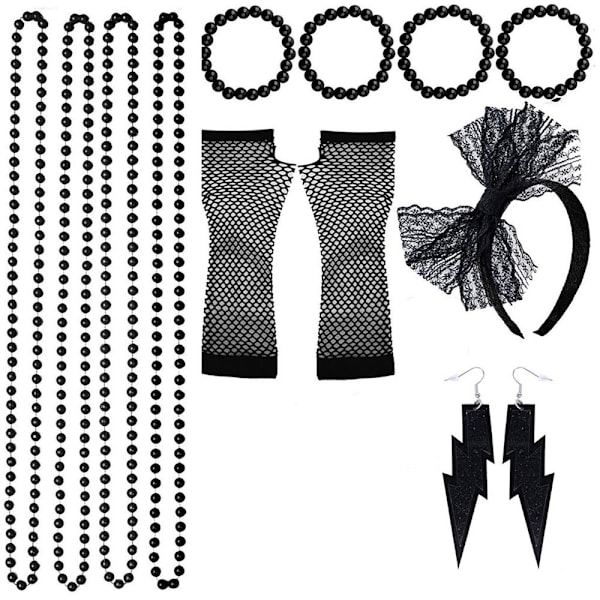Neon 80-tals Kostym Set Tutu Kjolar 2 2