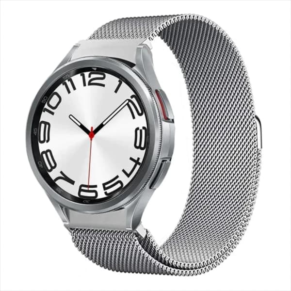 Milanese Loop -ranneke Samsung Galaxy Watch 6/5/4/Classic -kelloon [JUN] Black