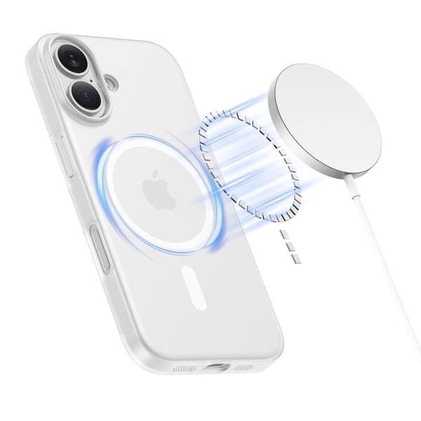 Tech-Protect iPhone 17 Deksel med MagSafe, MagSlim Matt Hvit[JUN] 60