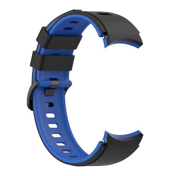 Silikonarmband till Samsung Galaxy Watch 4/5/6 40/44mm / Watch6 Classic 43mm 47mm / 5 Pro 45mm Black  Blue