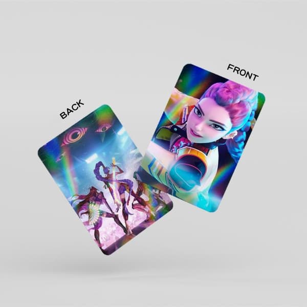 30 K-Pop Demon Hunters Kaksipuoliset Flash-kortit [JUN] ONESIZE