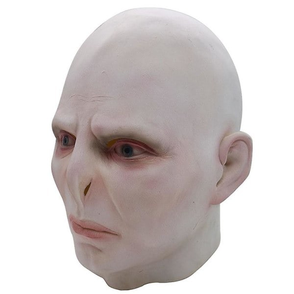 Harry Potter Lord Voldemort Mask Halloweenfest Cosplay Harry Rekvisita Ansiktsöverdrag Huvudbonader Voldemort