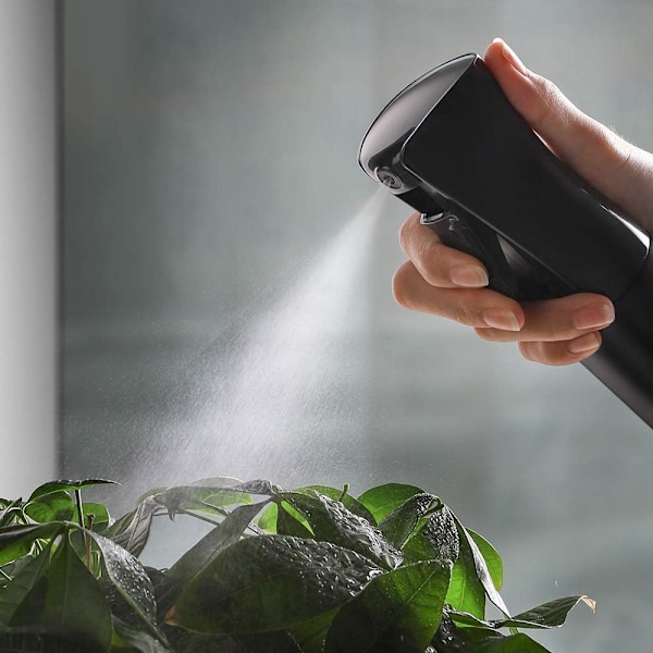 150ML Svart Sprayflaske Frisørsalong Hårspray, Vattendimma B