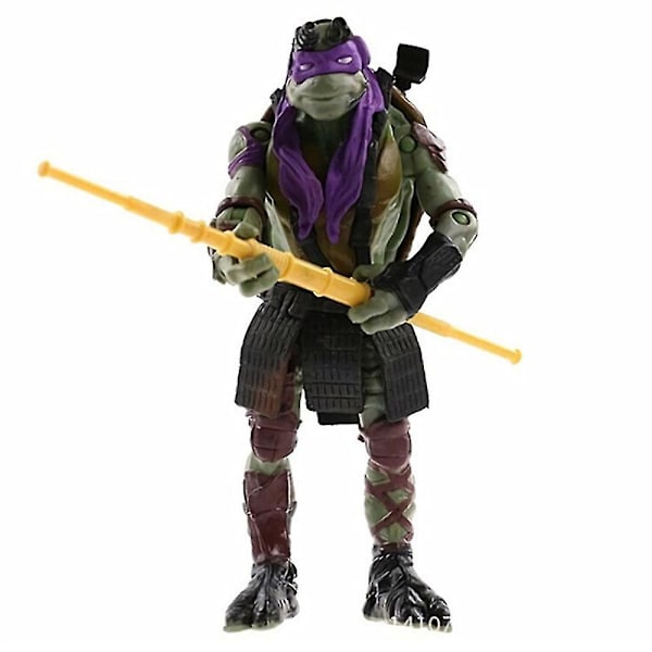 4 stk/sett Anime Teenage Mutant Ninja Turtles Actionfigurer Skrivebord Hjemmedekorasjon Fans Gave