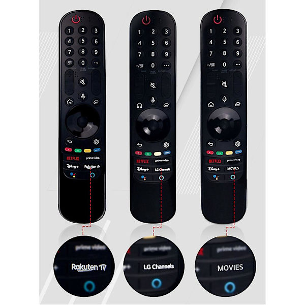 Ny fjärrkontroll Mr21ga Mr21gc för Lg Akb76036509 43nano75 55up75006lf Oled55a1rla Ga-21ba Tv No [DB] Black