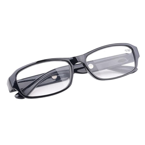 Läsglasögon +4,5 till +6,0 Dioptri Optisk Lins Svart Ram[JUN] 600 Black