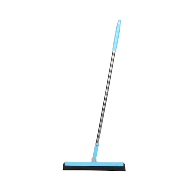 Lattiakumi-squeegee kahvalla, lasipinnan squeegee, sininen