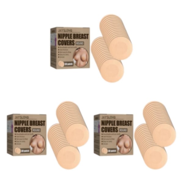 1/3 30x Breast Covers Adhesive Osynlig för baddräkter 3Set