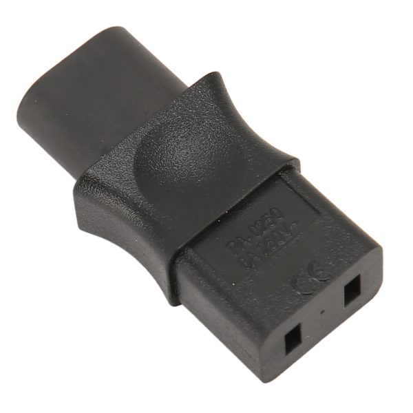 IEC320 C8 till IEC320 C9 Adapter C8 Hane till C9 Hona Konverterare Strömomvandlingskontakt AC 250V 6A 1500W