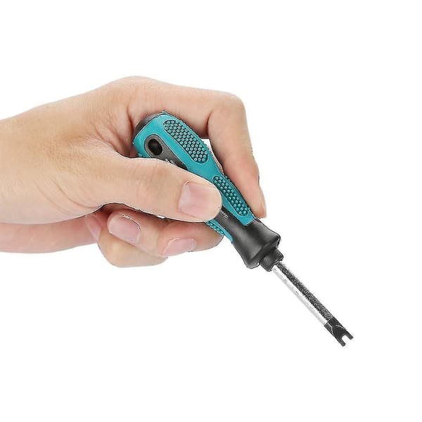 4-delt magnetisk U-skaft skruetrækkersæt til kærvskruer [JUN]