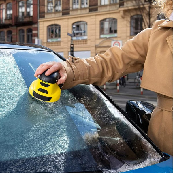 Isskrapa Snöröjning Elektrisk roterande glasrengöringsverktyg Gul