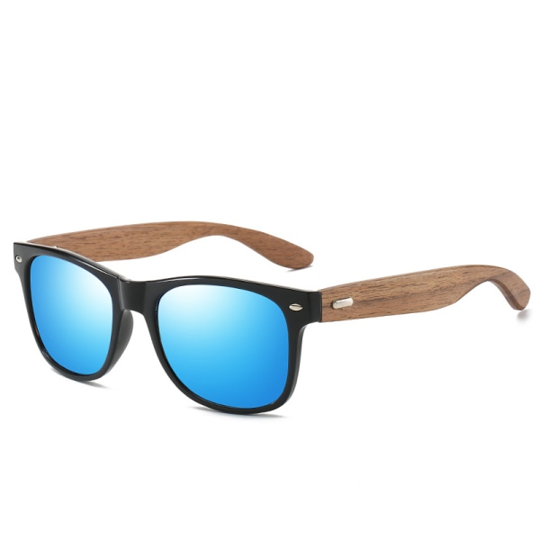 Polariserade solglasögon för män och kvinnor, bambu solglasögon, färg