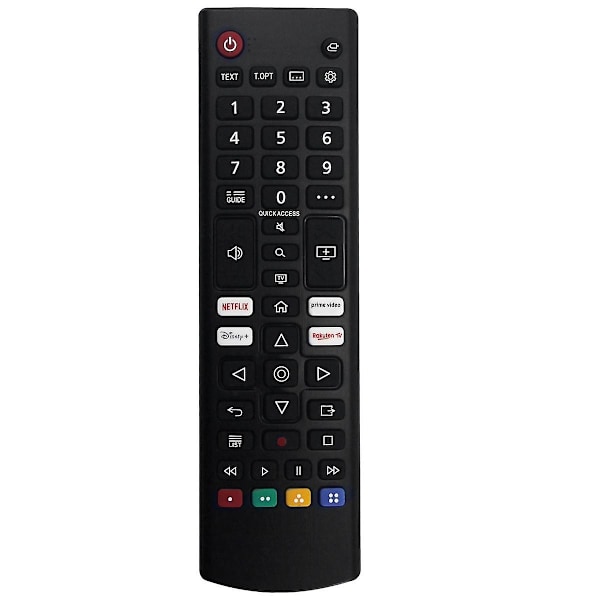 Ersättningsfjärrkontroll AKB76040301 för LG Smart LED LCD TV 32LM577BPUA 50UP7000PUA 60UP7670PUB 32LM577BZUA [DB]-Perfekt black