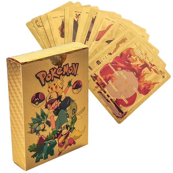 55 Ultra Sällsynta Kortpaket, Spännande Sällsynta Kortkombinationer, Foliekort (Guld)[JUN]