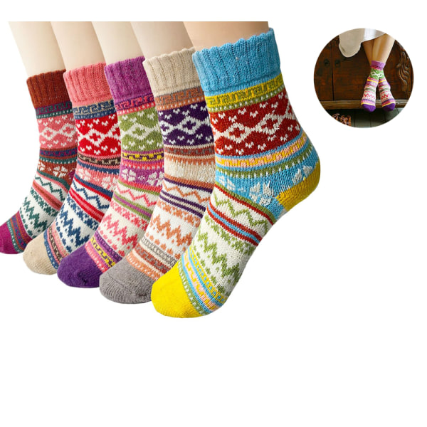 Winter socks for women 5 pairs of winter socks in wool for women