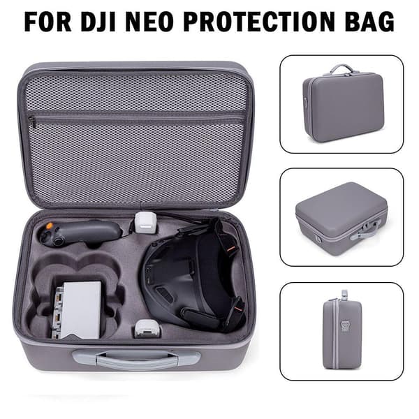 For DJI Neo Motion Fly More Combo Goggles Drone Bæreveske Skulderveske T3[JUN]