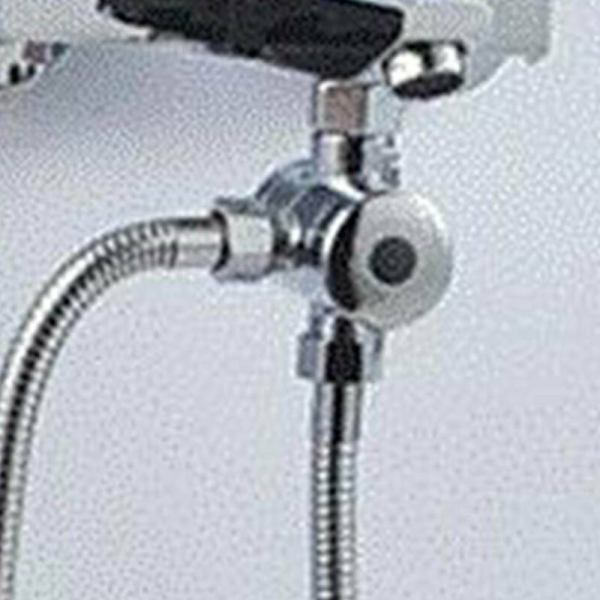 3-vejs T-adapter Bruseshoved Arm Montering Diverter Ventil 1/2\"