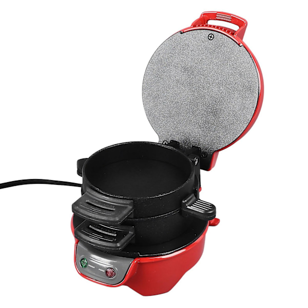 Frukostsmörgåsmaskin 600W Non-Stick Lätt att rengöra med äggkokare EU-kontakt 220V-WELLNGS