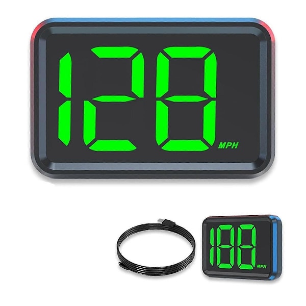 Universal Bil GPS Speedometer MPH Digital Display USB HUD Hastighedsmåler[JUN]