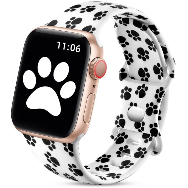 Apple Watch kompatibel armbånd i silikone DOG 42/44/45 mm MultiCo