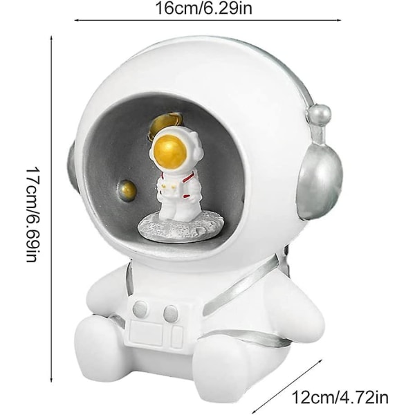 Astronaut Figur Ornament Mynt Bank Pengar