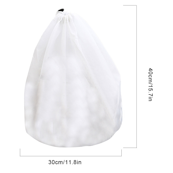 Mesh Tvättpåse Reseförvaringsväska Tyg Tvättpåse 30*40cm Grovt Nät Coarse net