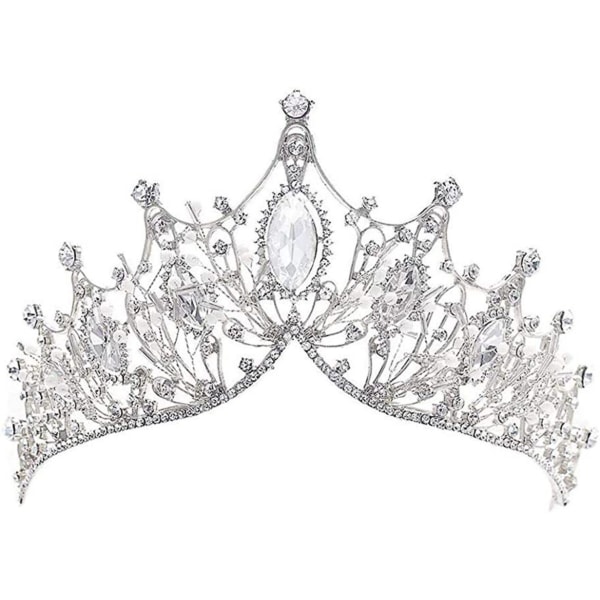 Tiara Bröllop tiara, brudkrona, kristaller prinsesskrona