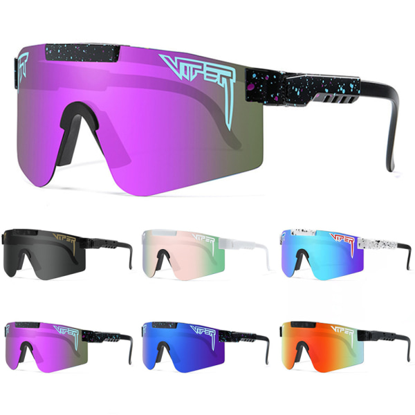Utomhus polariserade sportcykel solglasögon för män kvinnor UV-skyddsglasögon C