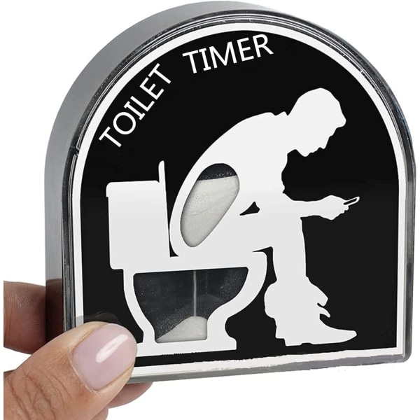 5 Minutters Toilet Timeglas Sand Timer, Sandur med Sjovt Print