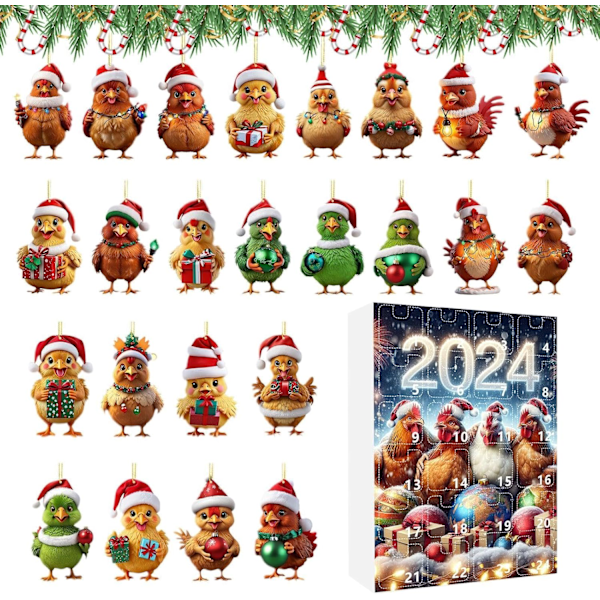 Christmas Calendar | Advent Calendar 2024 | Advent Calendar For Christmas | 2024 Advent Countdown Calendar | Kids Calendar Toys |