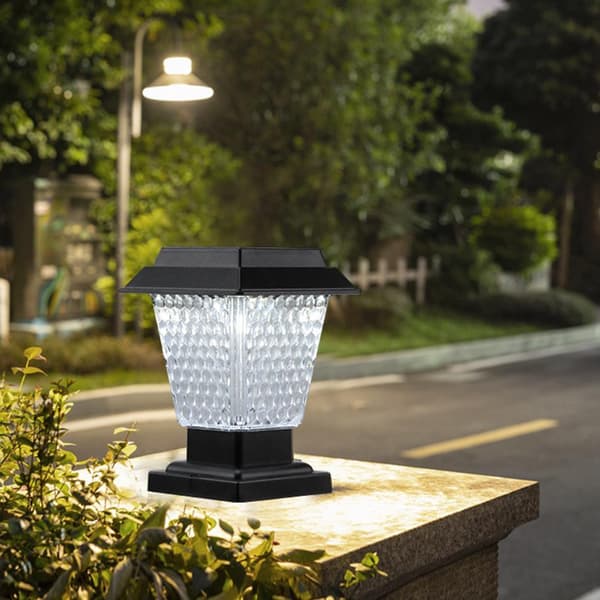 Solar LED Stolpe Lys IP65 Vandtæt Have Udendørs Lampe[JUN]