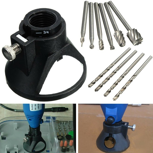 11 stk. Tilbehør Sliping Burr Tre Rotasjonsfiler Verktøysett 11pcS