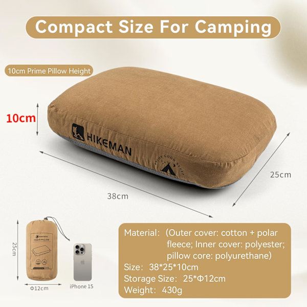 Memory Foam Kudde Utomhus Camping Resa Cervical Kudde Bärbar Lunchpauskudde Långsam Återhämtning Memory Kudde