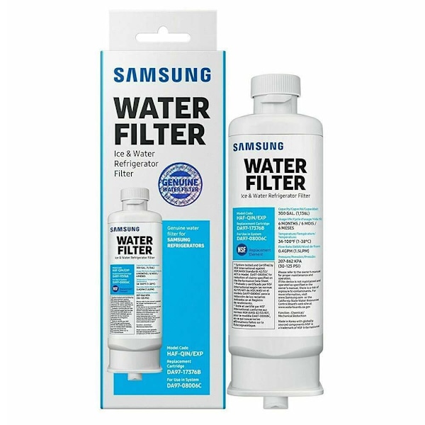 1/3/6 ST Samsung DA97-17376B DA97-08006C HAF-QIN Vannfilter til Kjøleskap 6 st