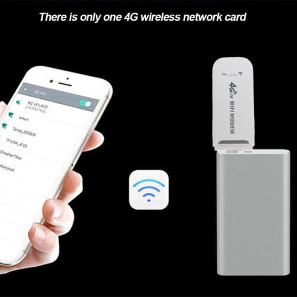 4G LTE Langaton USB-dongle Mobiililaajakaista 150Mbps Modeemitikku white